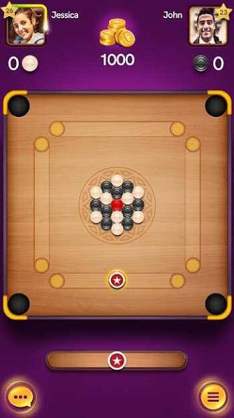 Carrom Pool Match Board Setup Carrom Pool Gameplay Setup